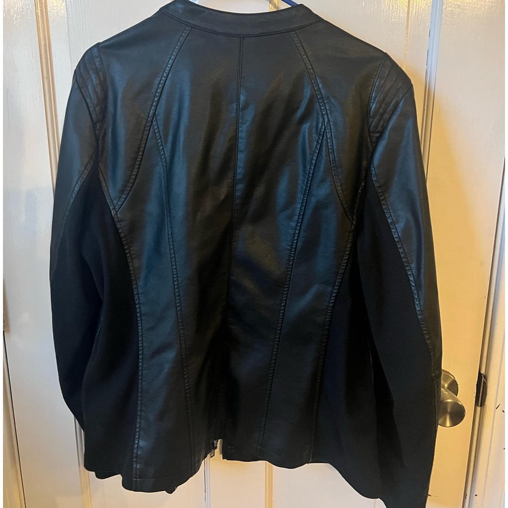 Black Faux leather jacket
